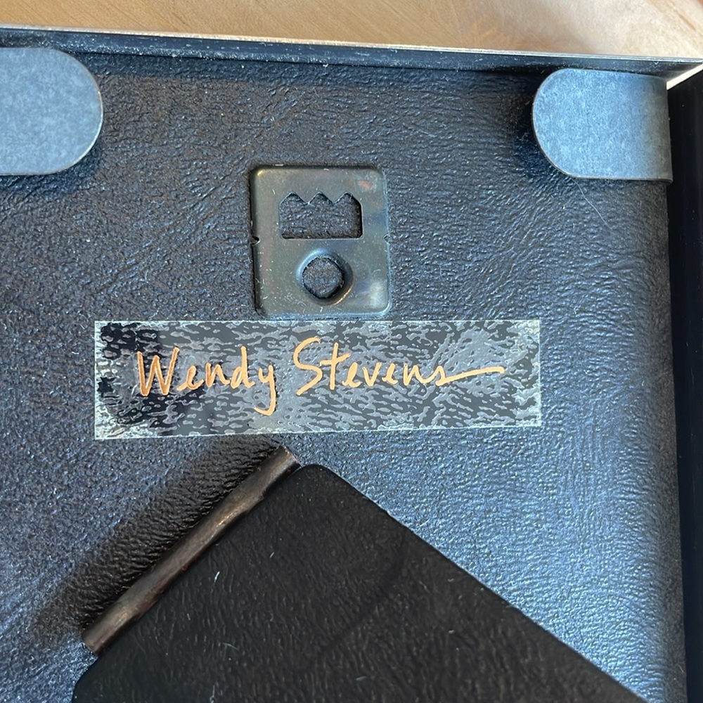 Wendy Stevens art metal picture frame 3.5 x 5 - Picture 6 of 7
